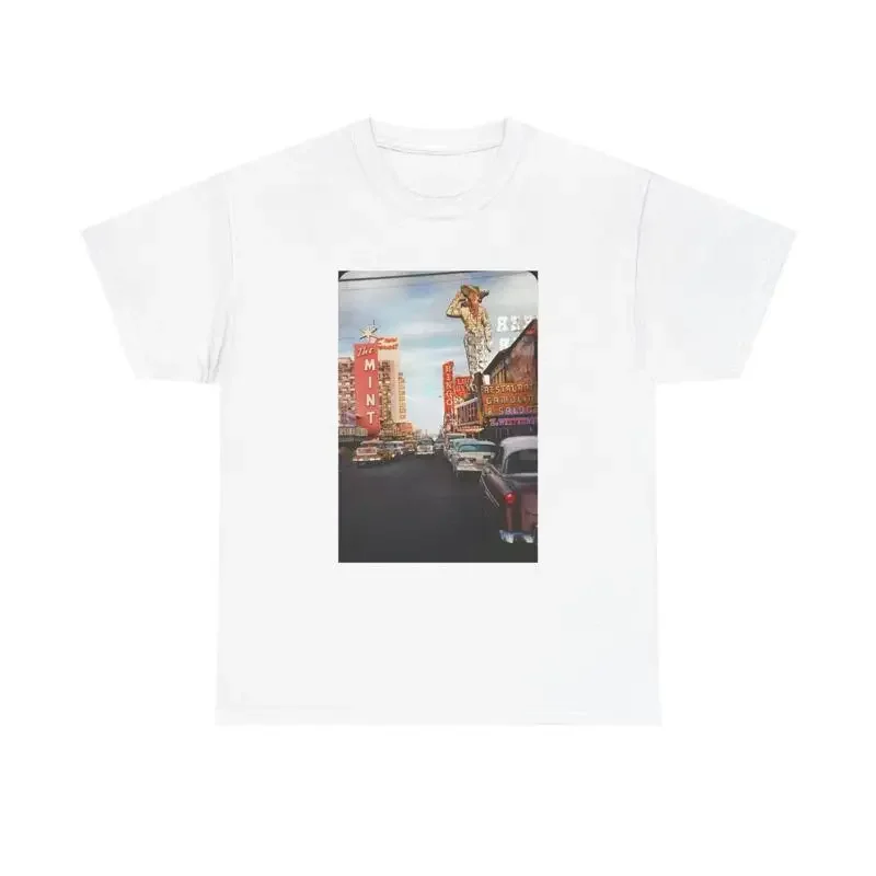 Old Las Vegas T Shirt Vintage Strip Retro Photo Nostalgia Heavy The Mint