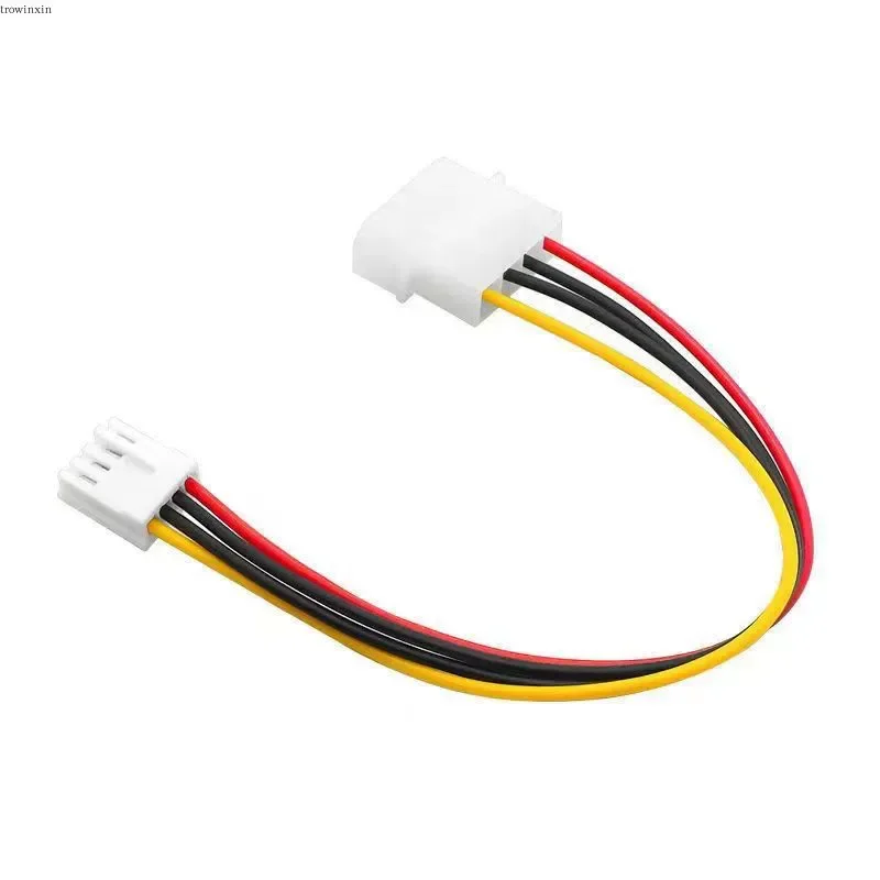 IDE Power to Floppy Drive Power Cord Large 4Pin to Small 4Pin Cable for PC Internal Hard Disk Drive Adapter