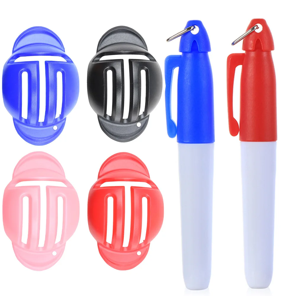 New Golf Ball T-scriber Line Drawer, IL-based Pen Marker Ball Drawer, Multi-color Optional Line Drawing Tool