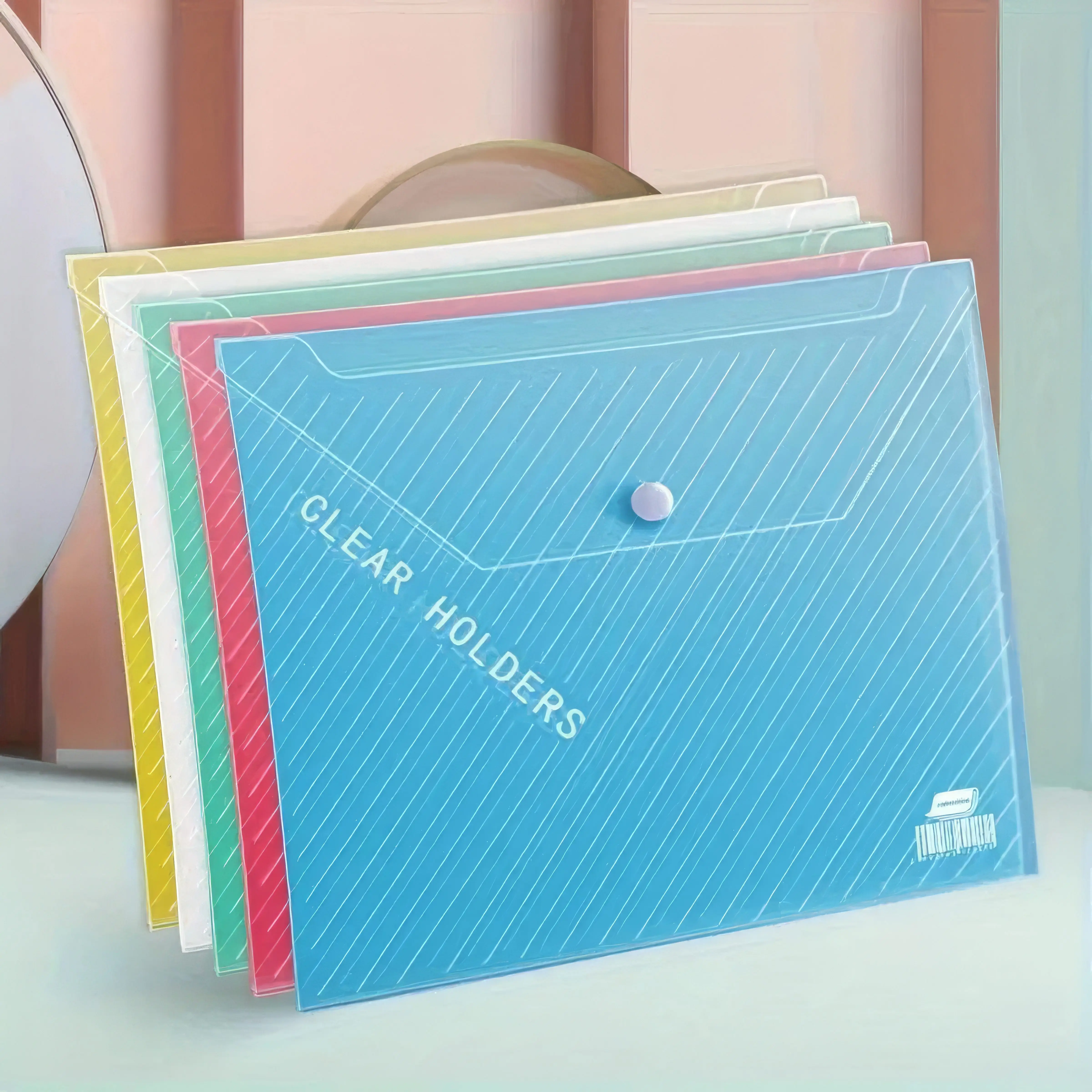 

5-Pack Multi-Color Expandable File Folders - Quick Access, Portable & Convenient for Document Organization