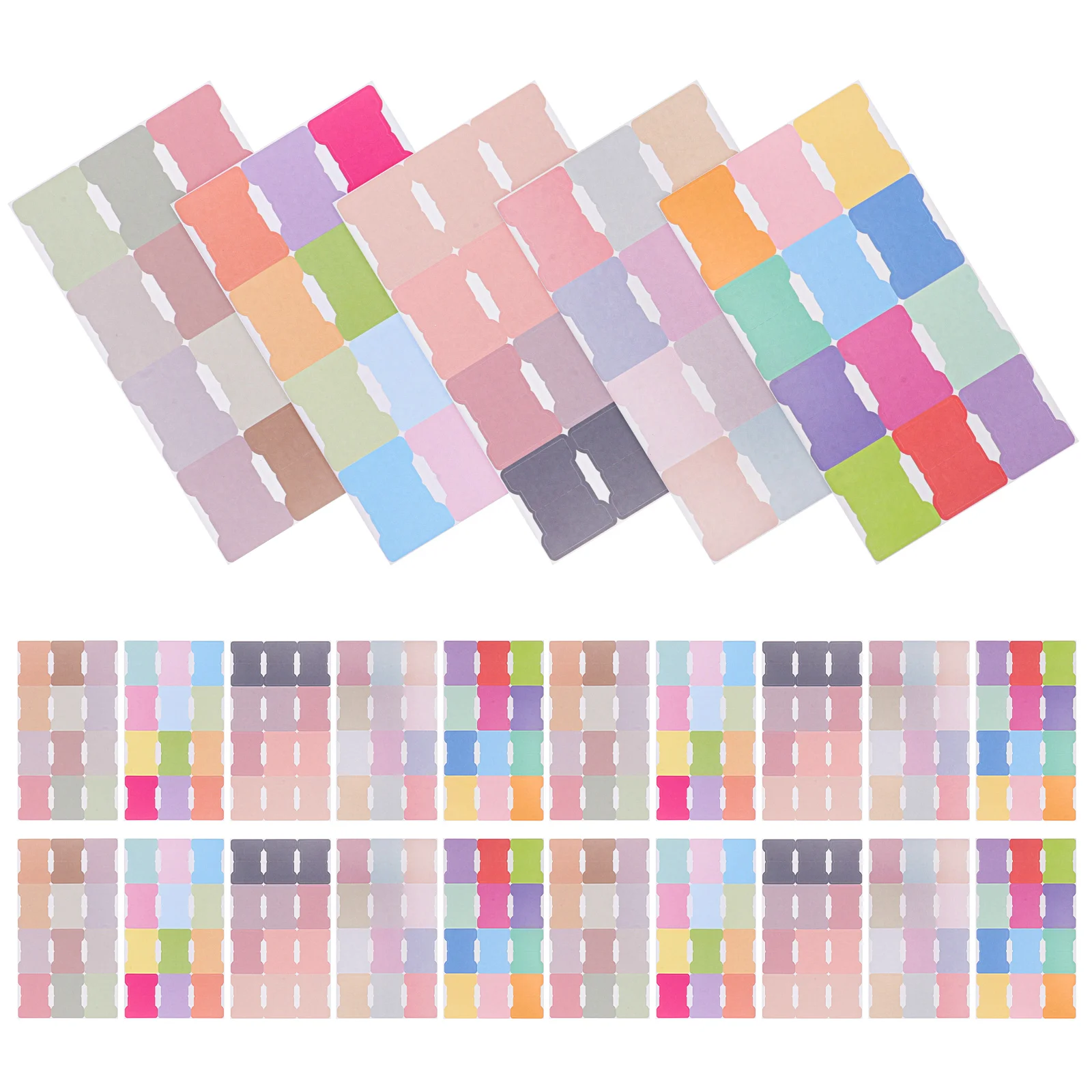 

5pcs Index Tabs Self Adhesive for Books Stickers Files Highlighter Labels Monthly Planner Page Markers Color Note Tabs Bookmarks