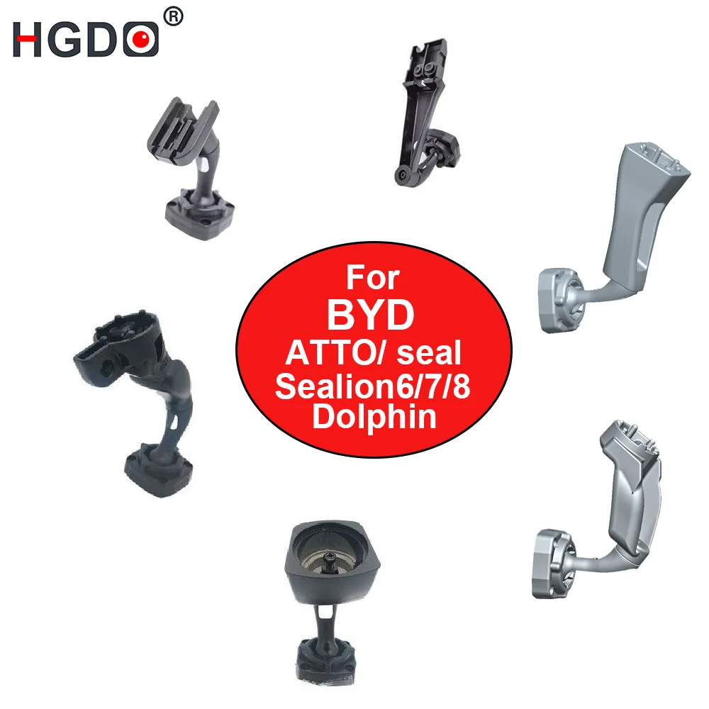 HGDO Car Mirror Mount Holder DVR Rear View Indoor Mirror Dash Cam Video Recorder Bracket For BYD Atto Seal Sealion 7/8  Dolphin
