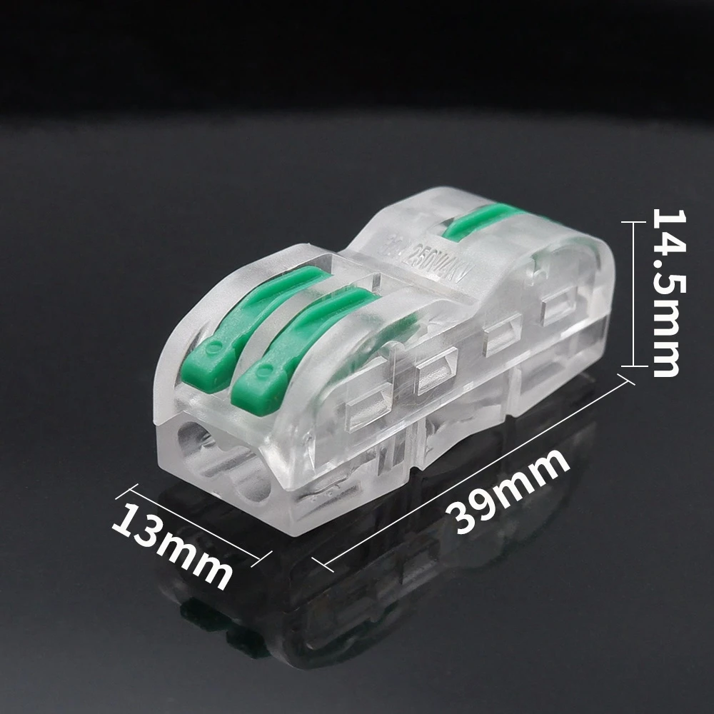 5 Pcs Quick Wiring Connector 1/2/3 In Multiple Out Universal Splitter Wiring Cable Push-in Can Combined Butt Home Terminal Block