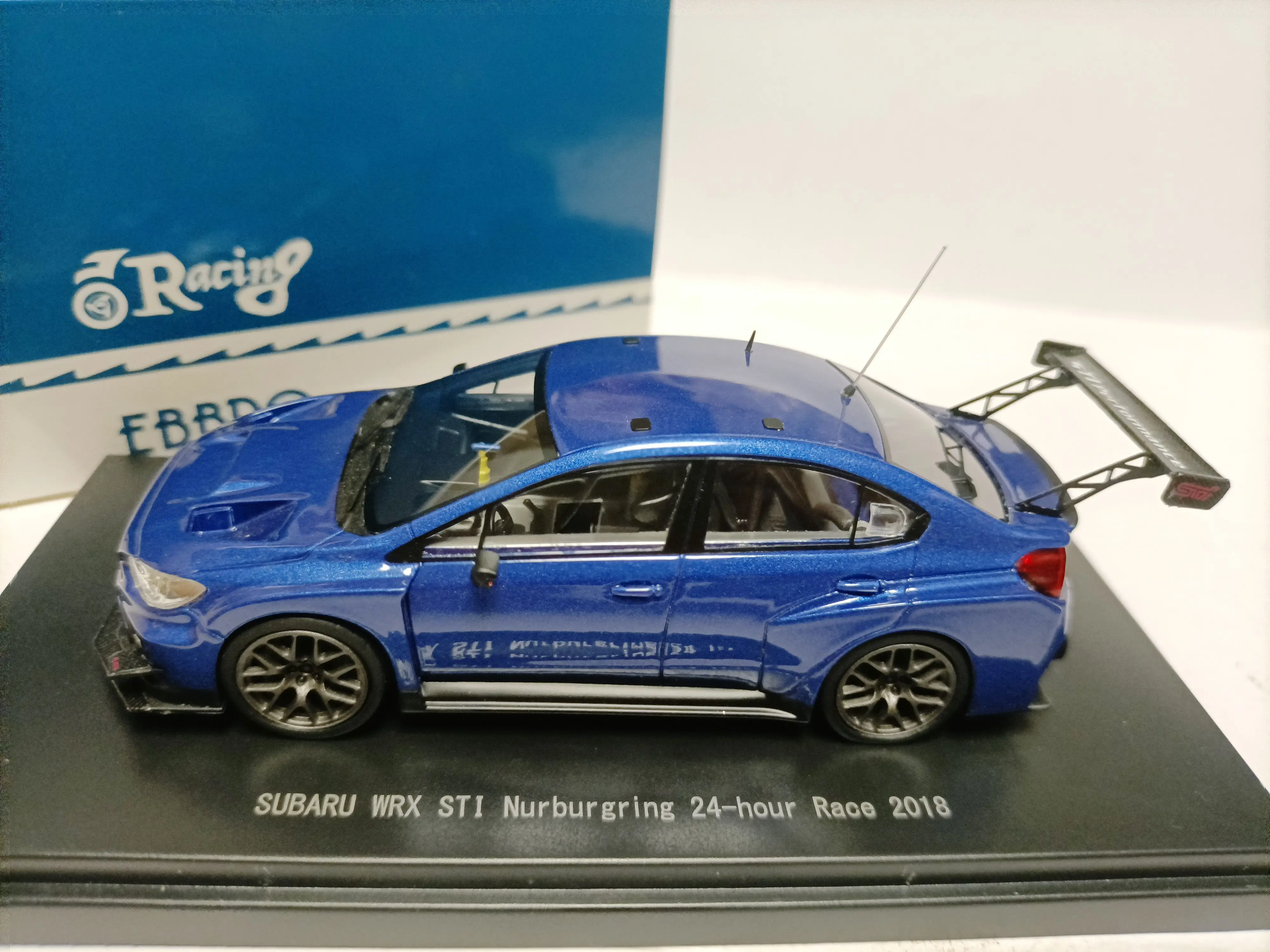 Ebbro 1:43 Scale Subaru WRX STI 2019 Impreza Force Version Modified Sports Car Resin Car Model Collectible Gift Display