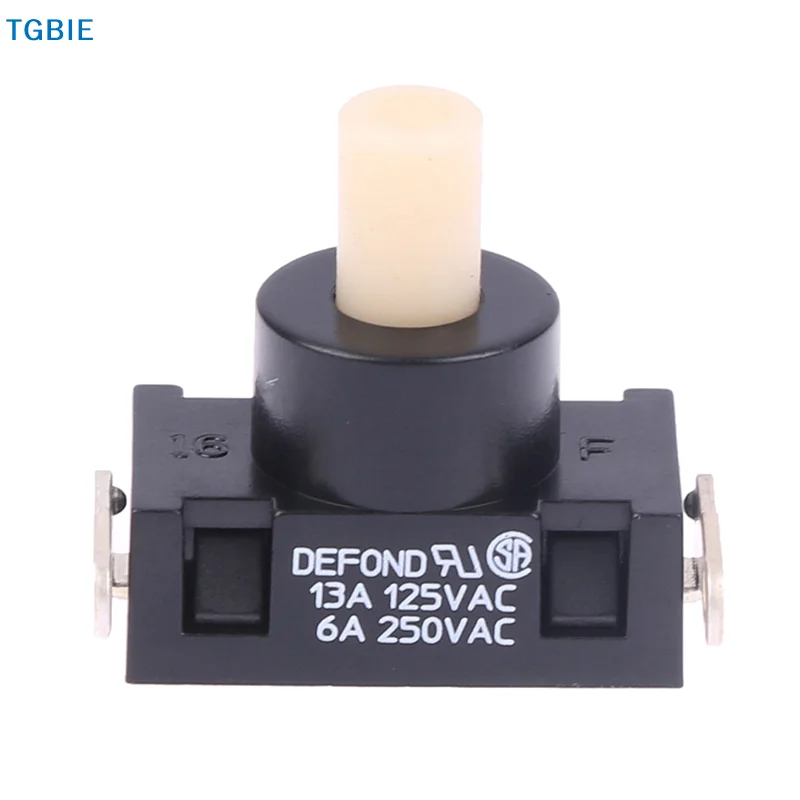 [TL][TL]DPC-1114 Self-Locking Power Button Switch For High Power Vacuum Cleaner Parts 250VAC 6A