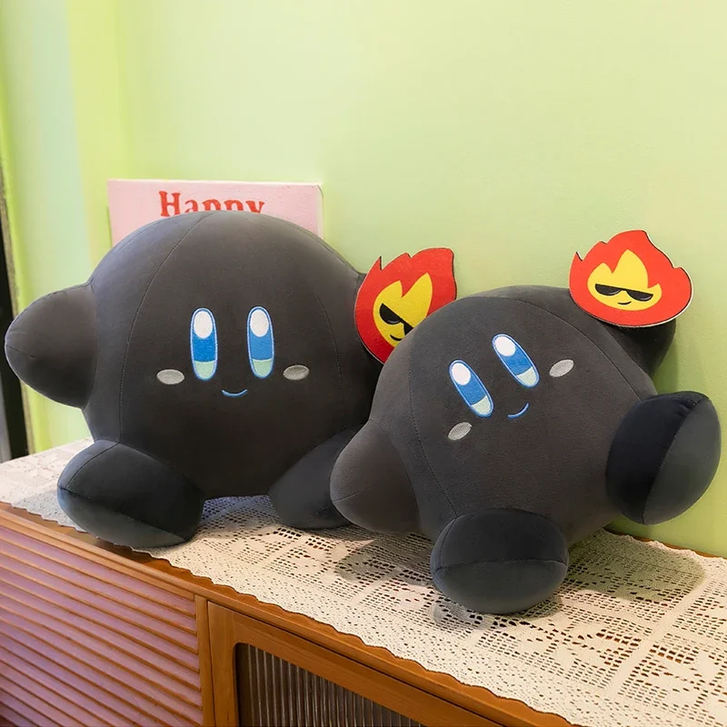 65cm อะนิเมะ Kawaii น่ารัก Black Star Kirby ตุ๊กตาตุ๊กตา Peluche ของเล่นตุ๊กตาการ์ตูนของเล่น Great ของขวัญวันเกิดคริสต์มาสสําหรับเด็ก