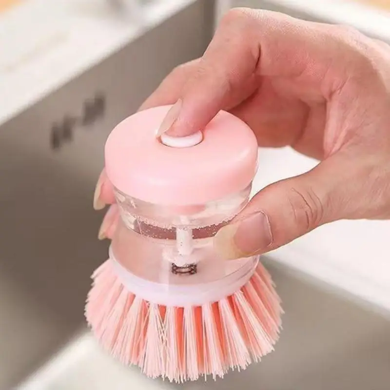 Kitchen Brush Multifunction Scratch-free Cleaning Kitchenware Highest Rating Kitchen Pot Scrubber Easy To Use Household