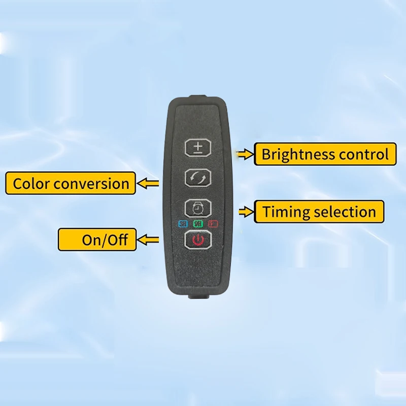 USB 3W Südamerikanischer Aquarium-Strahler, 3-Farben dimmbar, Zyklus-Timer, zoombare LED-Aquariumlampe für Aquascape-Dekoration und Beleuchtung – Detail 4