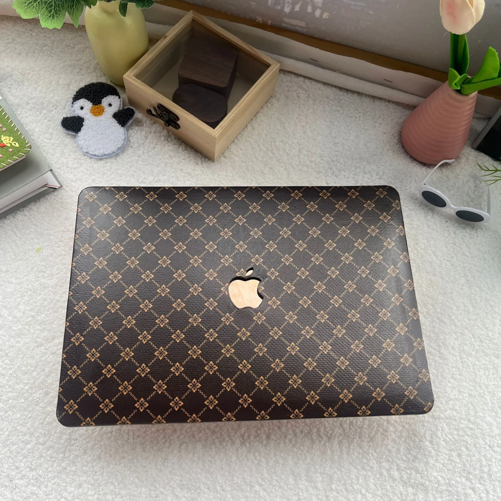 

Прочный чехол для MacBook Air Pro из искусственной кожи 13, 14, 15 дюймов, защитный чехол для ноутбука Macbook Air 13, 14-дюймовый чехол для ноутбука