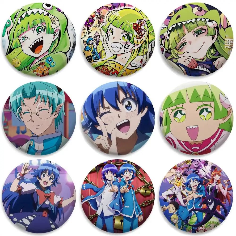 

Welcome To D-Demon School Badges Round Exquisite Badge Brooches Creative Pins For Clothes Hat Backpack Gift Accessories