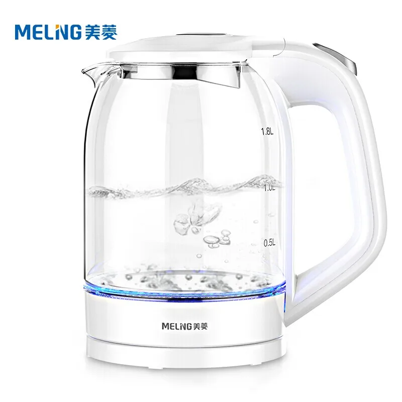 

1.8L High Borosilicate Glass Electric Kettle with Auto Shut-Off and Boil-Dry Protection 220V