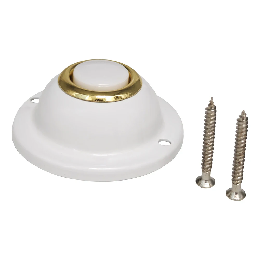 

Кнопка-переключатель для дверного звонка, круглая, 24В 0.5А, проводная, аксессуар для домашней системы безопасности, простая установка, 1 шт.