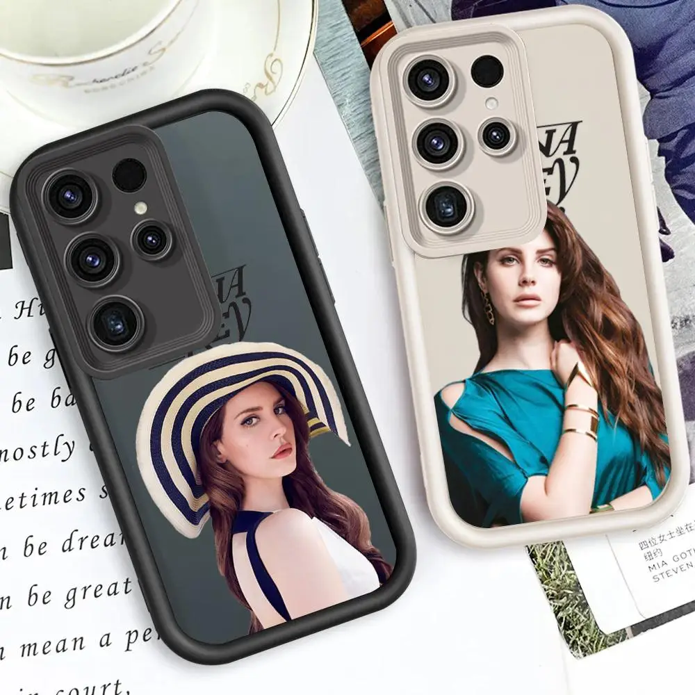 Singer For L-Lana Dels R-Rey MINISO Phone Case Eye Ladder For Samsung A13 12 33 5G S25 5G S25 24 20 23Plus Ultra5G