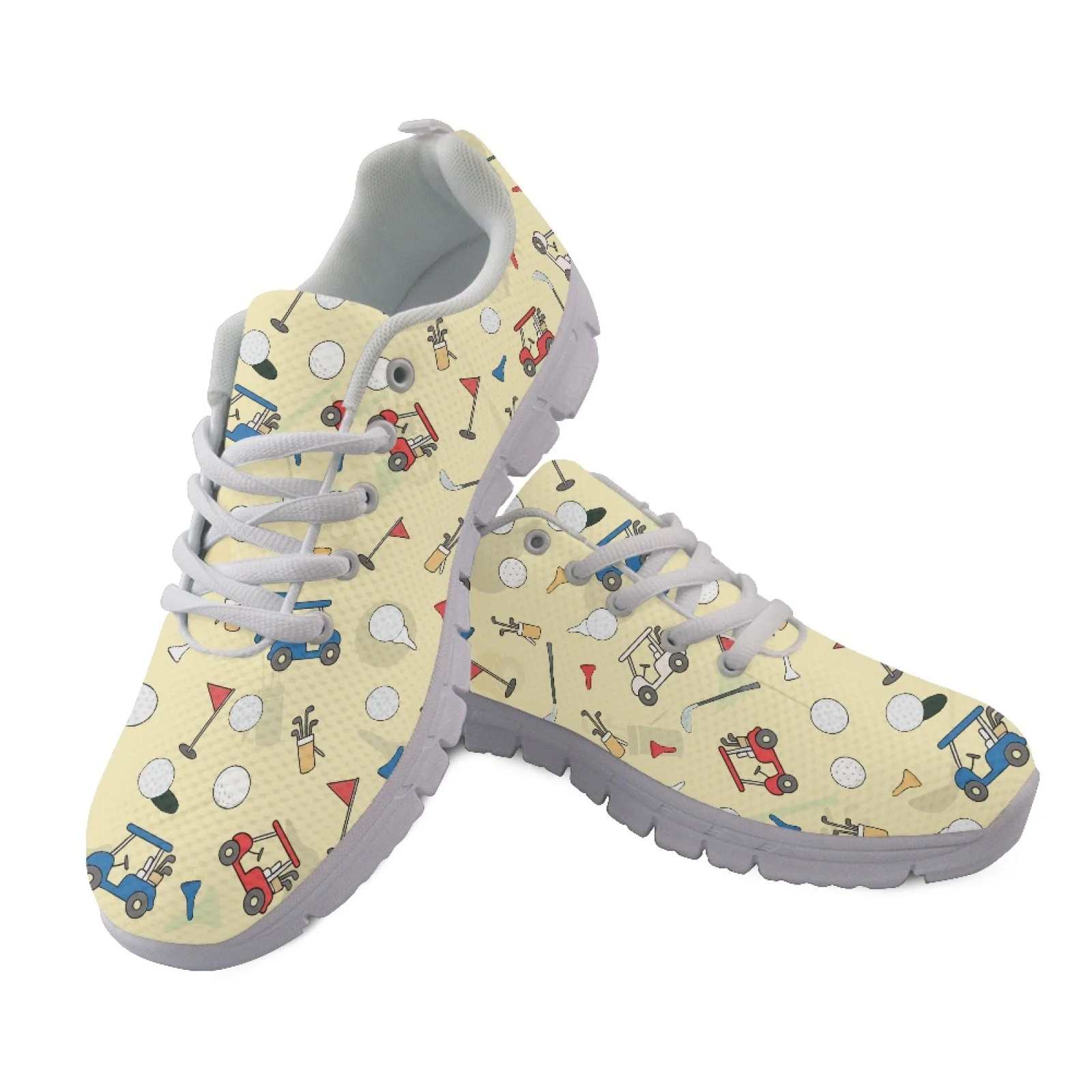 Coloranimal Golf Equipment Athletic Shoes Running Sneakers for Women Casual Sports Gym Jogging Athletic Shoes