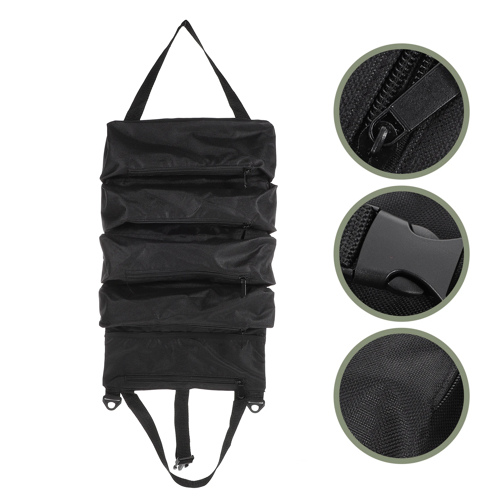 

Tool Pouch for Storage Large Capacity Smooth Zipper Adjustable Buckle Oxford Cloth Multi Purpose Portable ganizer Bags