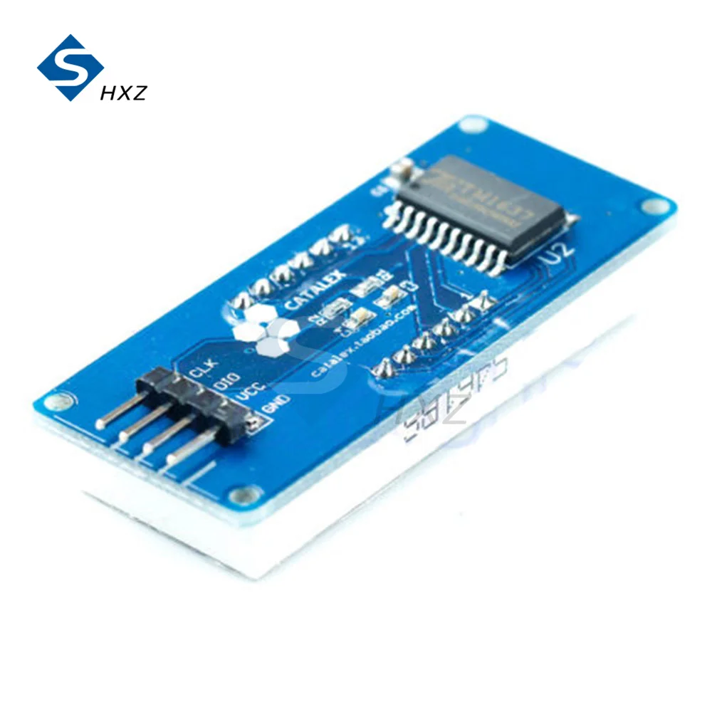 Modulo di orologio digitale a 4 cifre da 0.56 pollici TM1637 per Arduino modulo D4056A con Display a tubo a 4 cifre a LED da 0.56 "con punto templale