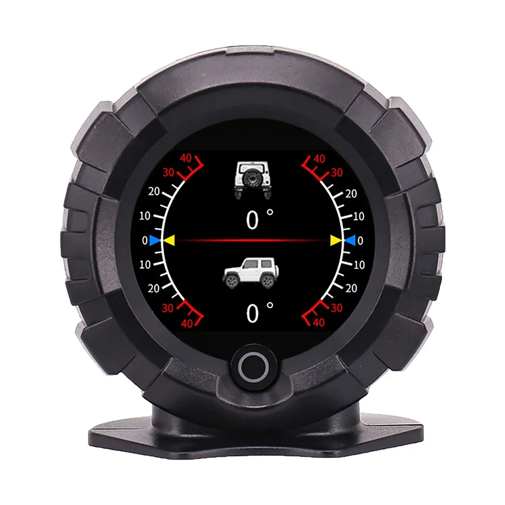 

Power Cord Head Up Display Host ABS Material Black Built-in Light Sensing High Universality Fitment Incline Meter