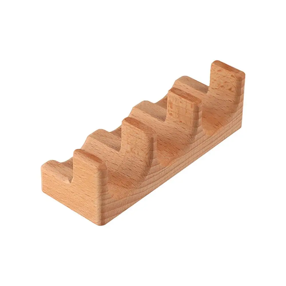 1/2/3/4/5 Slots Wooden Sushi Rack U-shape Japanese Style Sushi Serving Tray Multi Purpose Innovative Sushi Maker Holder Home