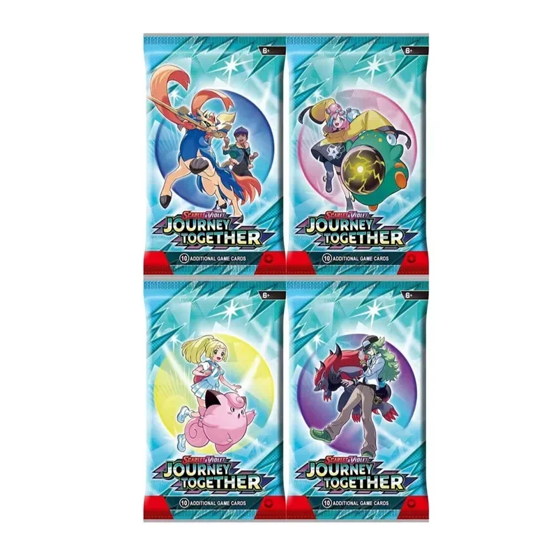 

360 Pcs/Set Pokemon Card SCARLET&VIOLE Series Journey Together Prismatic Evolutions Destined Rivals English Transaction Cards