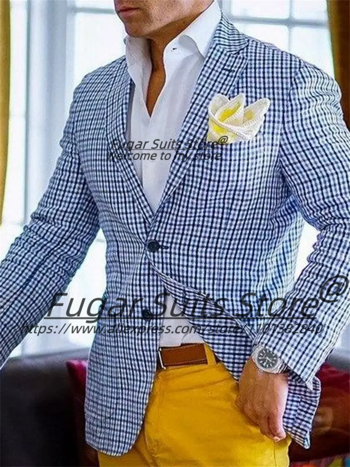 

Casual Male Blazers Slim Fit Formal Prom Men Suits Customized Notched Lapel Groom Prom Tuxedos 2Pieces Sets Handsome Ropa Hombre