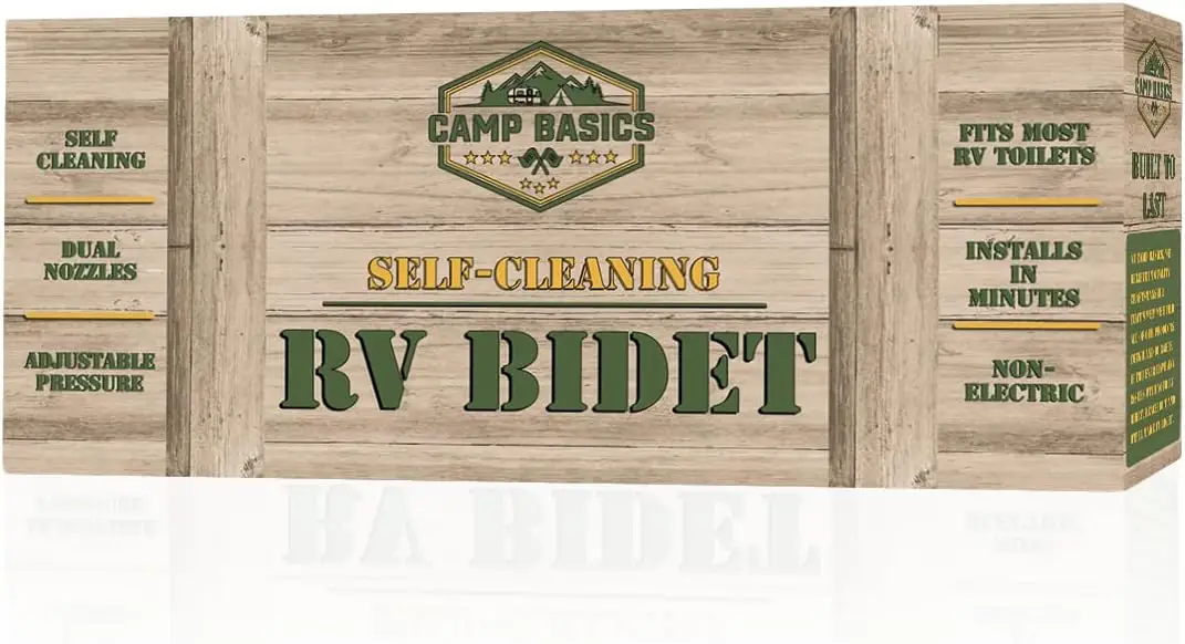 

RV Bidet for Camper Trailers | Easy Installation, Self-Cleaning, Non-Electric Upgrade
