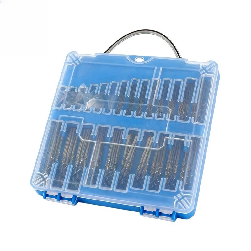 150Pcs Boxed Micro HSS Twist Drill Bits 0.4-3.2mm Tiny Precision Drill for Bracelet Wood Plastic Jewelry Drilling