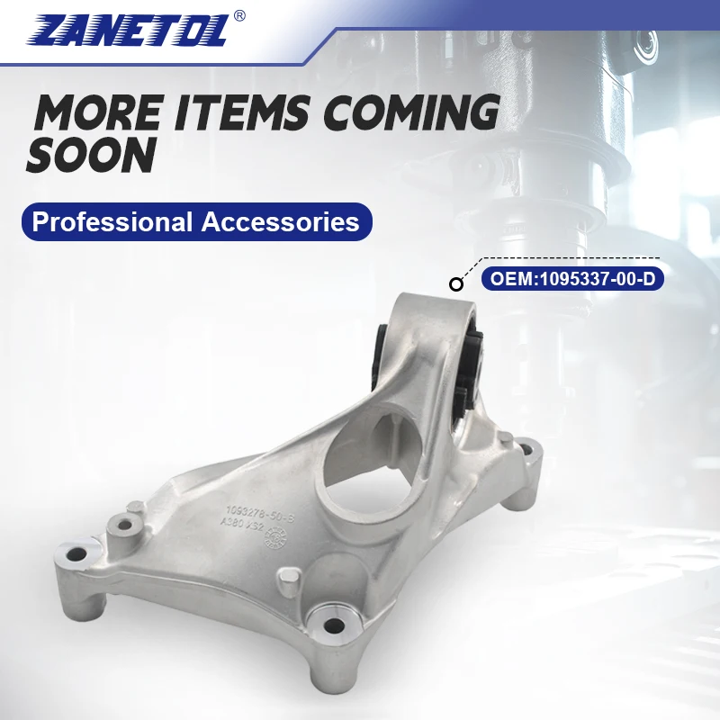 

ZANETOL Engine Motor Mount Accessories for TESLA 3 2017~2023 S 2022~2023 X 2022~2023 Y 2020~2023 1095337-00-D 109533700D V580151