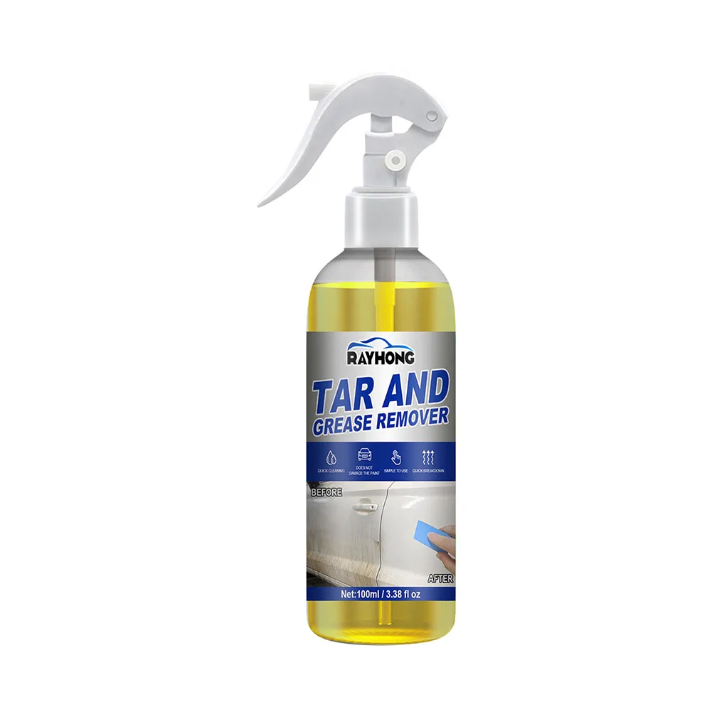 Spray Greases Degreaser Cleaner Car Oil Tar Grease Remover Solvent Based Formula Kitchen Home Dilute Dirt for Wash Maintenance