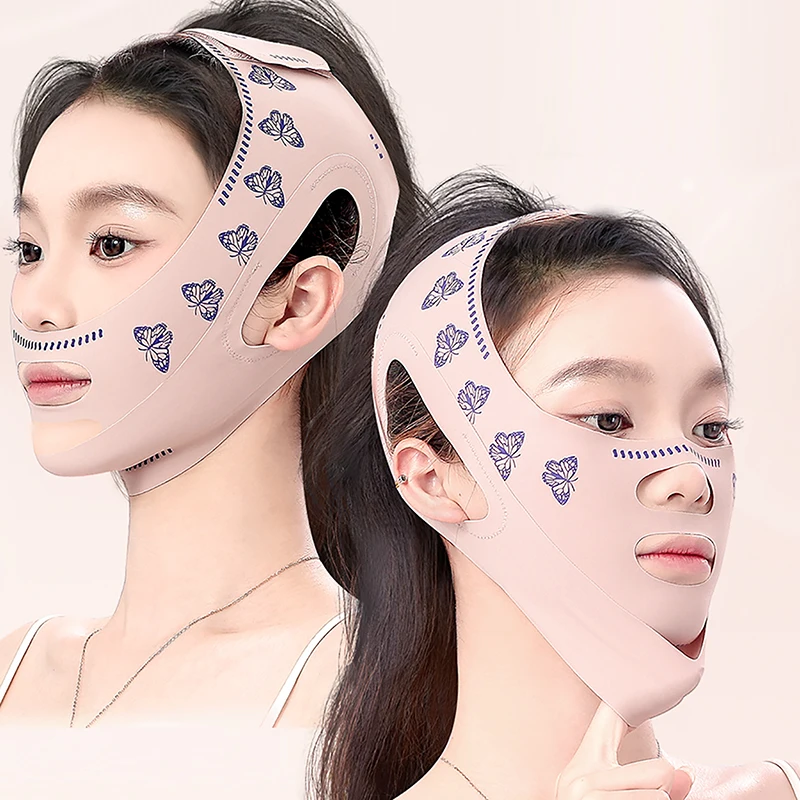 Breathable V Face Cheek Lift Up Band Face Thin Mask Reduce Double Chin V-Line Shaping Bandage Face Bandage Skin Care