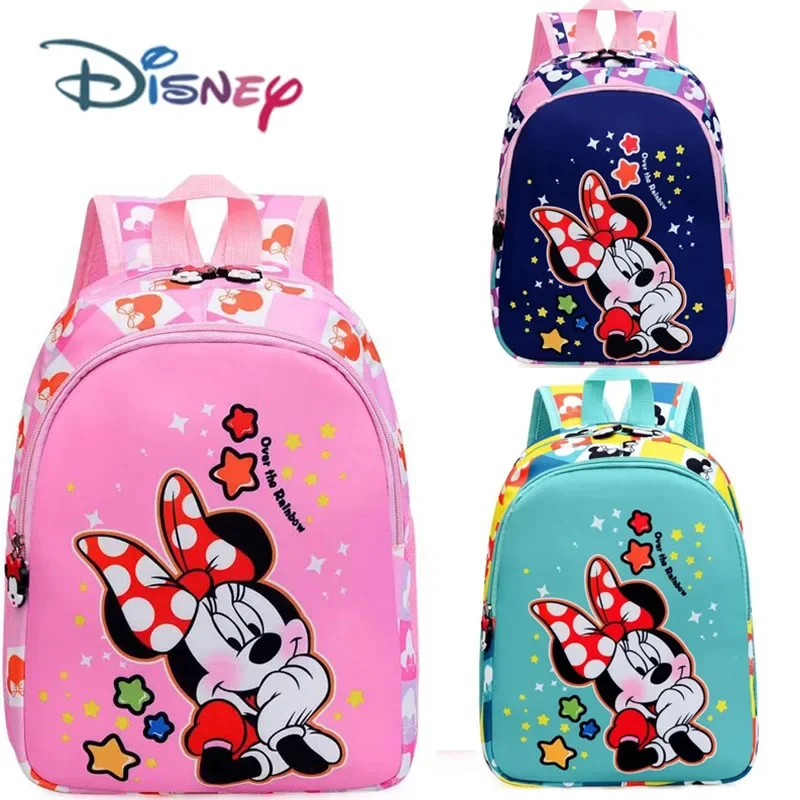 Il nuovo zaino per bambini Mickey e Minnie della Disney multifunzionale borsa da scuola per l\'asilo dei cartoni animati