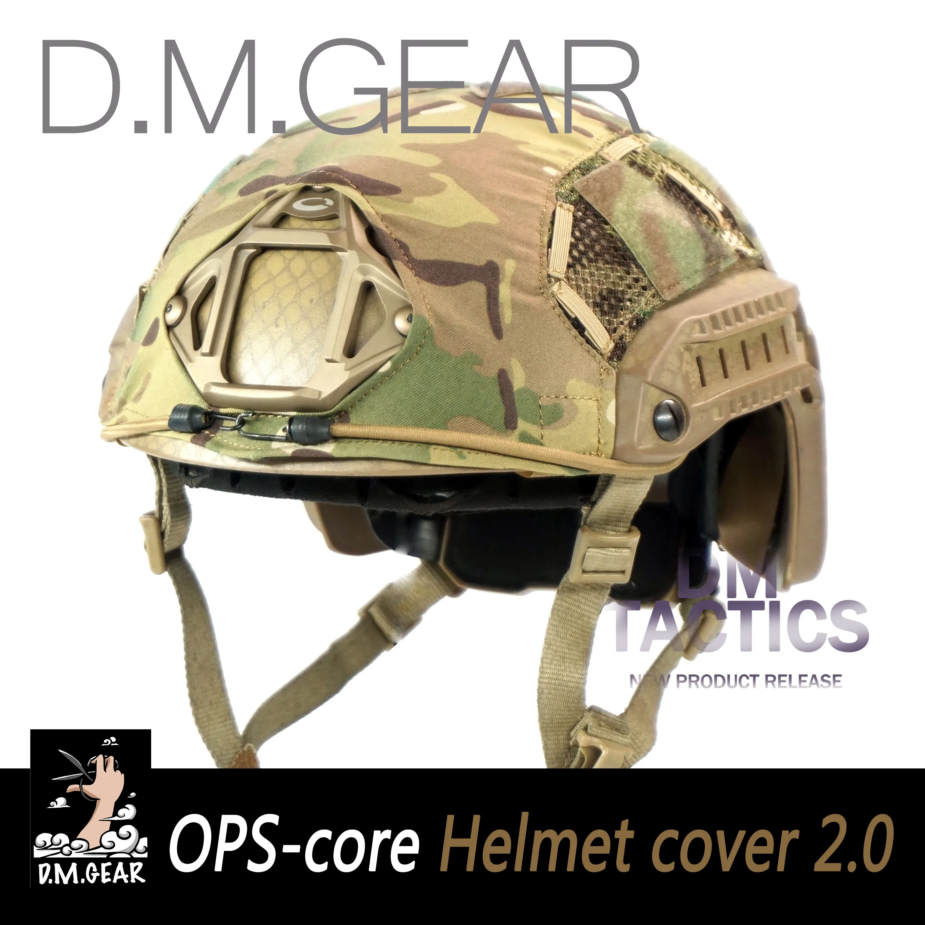 DMGear OPS-Core Cover Casco Rápido Táctico Airsoft de Protección MOLLE - imagen 4