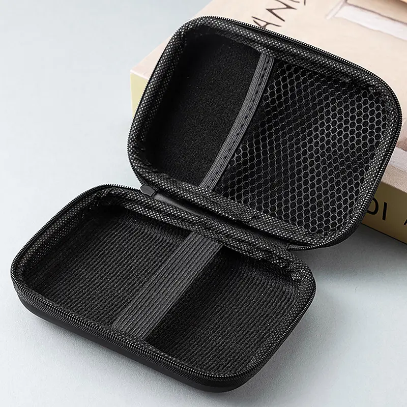 EVA Zipper Bag Hard Drive Protect Bag HDD SSD USB Cable Charger Protect Bag For 2.5 Hard Drive Power Bank USB Cable Charger - 2
