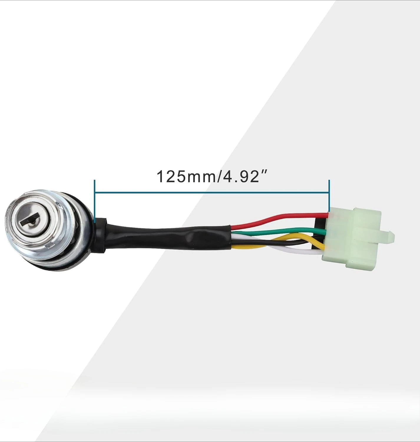 5 Wire Ignition Key Switch with Cap for 50cc 70cc 90cc 110cc 125cc 150cc ATV Go-Kart