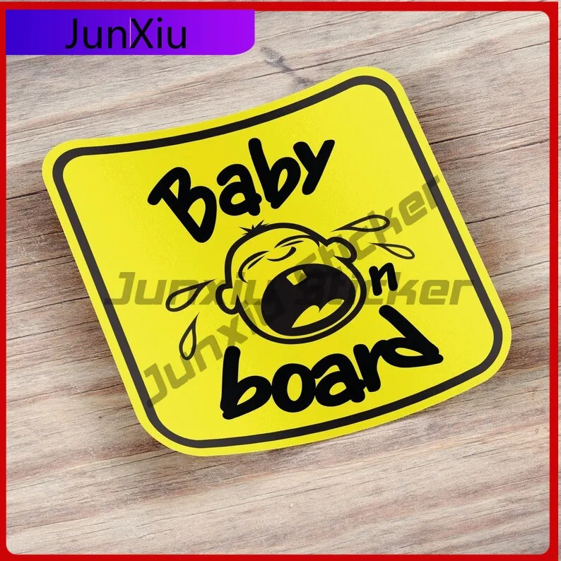

Baby On Board Sign Vinyl Car Sticker Suv Window Motorcycle Bumper Decal Anti Scratch Exterior Cup Decals Waterproof X 500 Motor