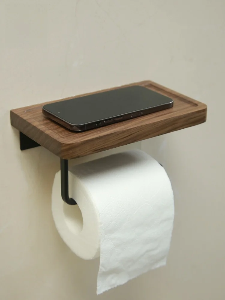 

Деревянный держатель для туалетной бумаги из орехового дерева, держатель для рулонной бумаги для отеля, бумажное полотенце Ra, настенный органайзер для батоны, китайский Sle