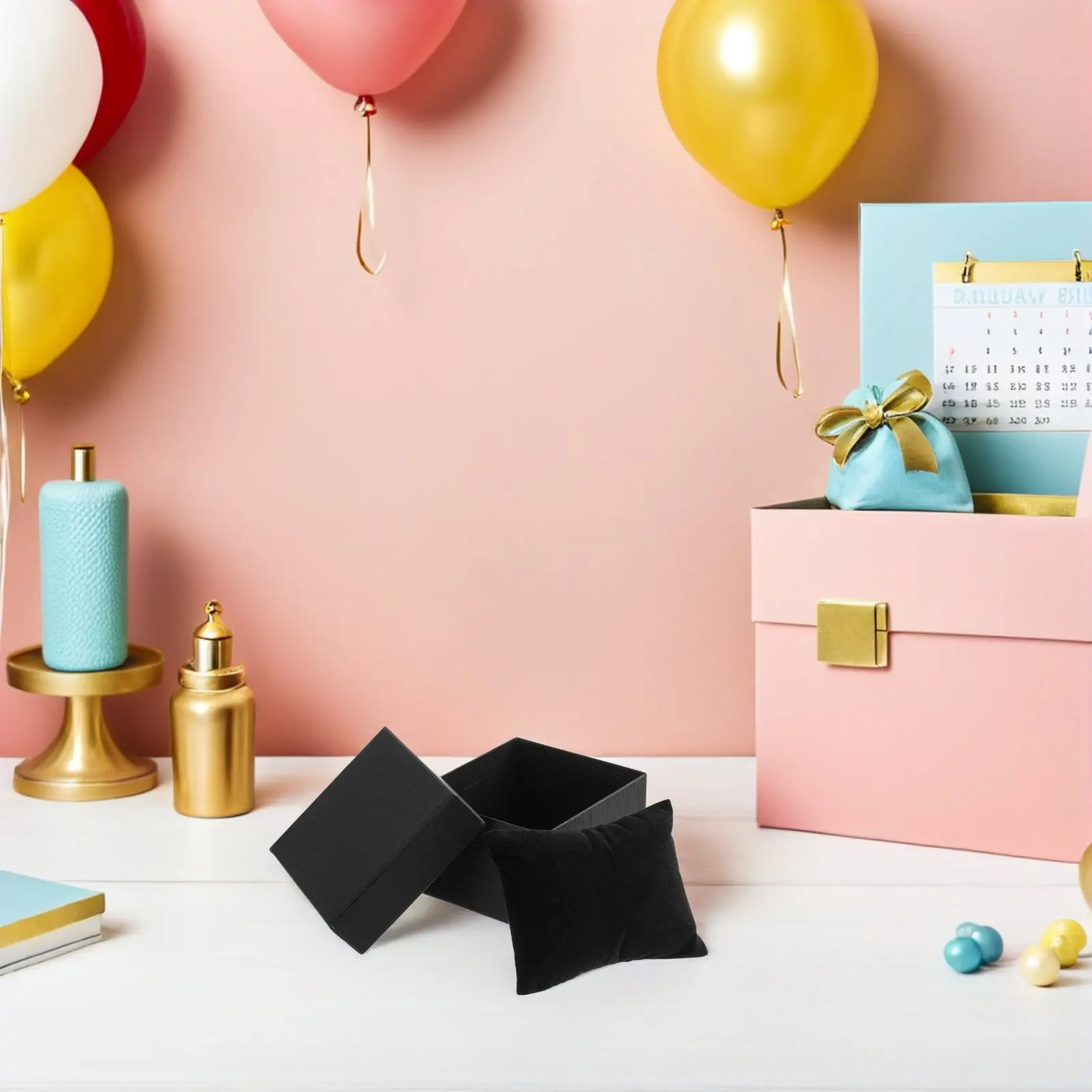 

12pcs Single Watch Box With Cushion Wristwatch Pillow Case Jewelry Organizer For Christmas Birthdays Anniversary Valentine'S Day