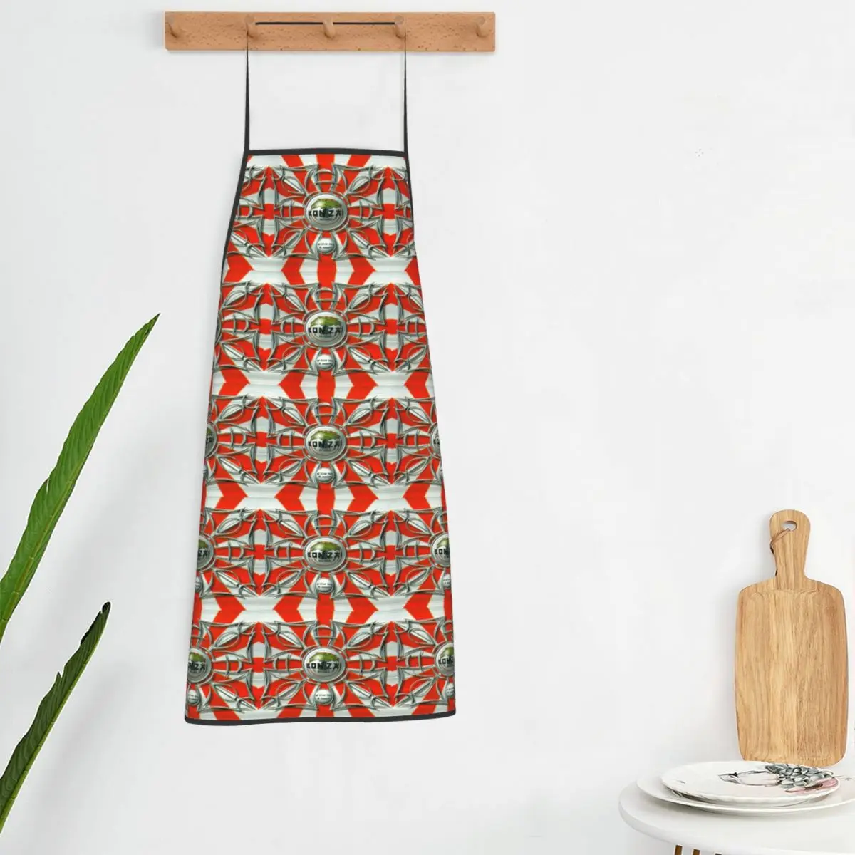 Bonzai Records Apron Chef Cooking Cuisine Tablier Bib Kitchen Cleaning Pinafore for Women Men Gardening