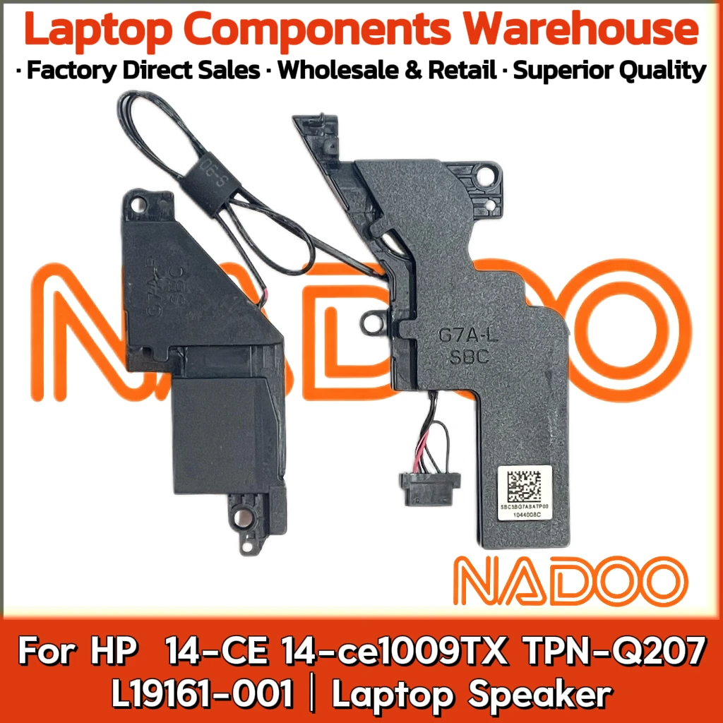 新しいオリジナルラップトップノートブックオーディオスピーカー-hp-14-ce-14-ce1009tx-tpn-q207-l19161-001-内蔵スピーカーホーンオーディオ