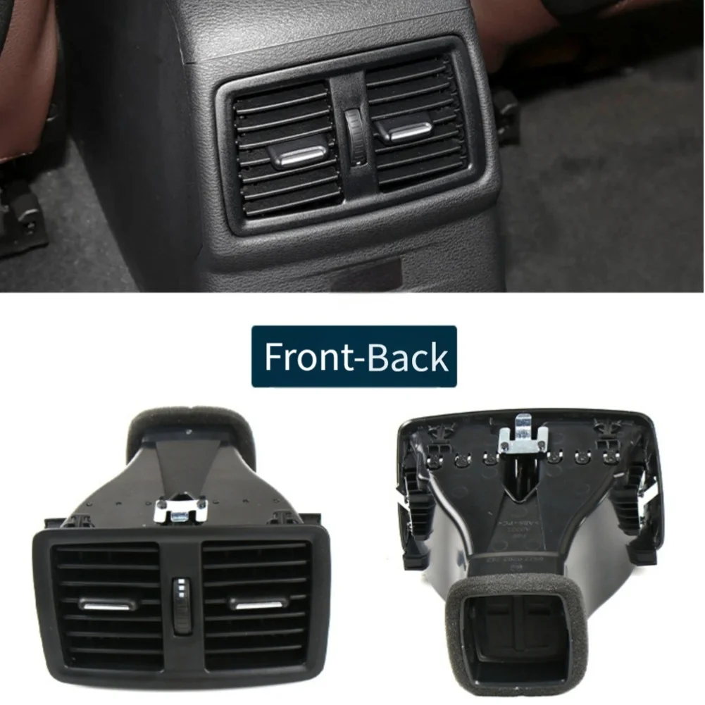 For BMW 1 Series F52 Console Air Duct Rear AC Vent Assembly For Daily Driving Comfort Black Robust ABS Material
