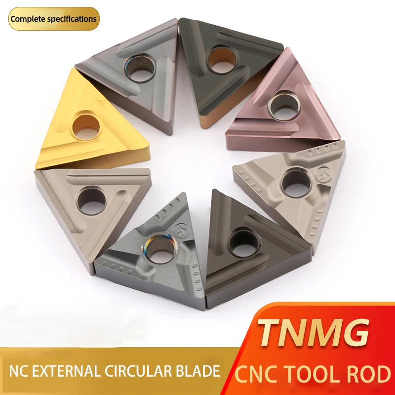 10Pcs KaKarot Kualitas Tinggi Karbida Sisipan TNMG160404R-S TNMG160404L-S YT6120 Eksternal Turning Alat Logam TNMG Mengubah Alat