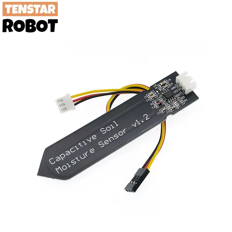 Capacitive Soil Moisture Sensor Module V1.2 Corrosion Resistant Wide Voltage Wire Analog