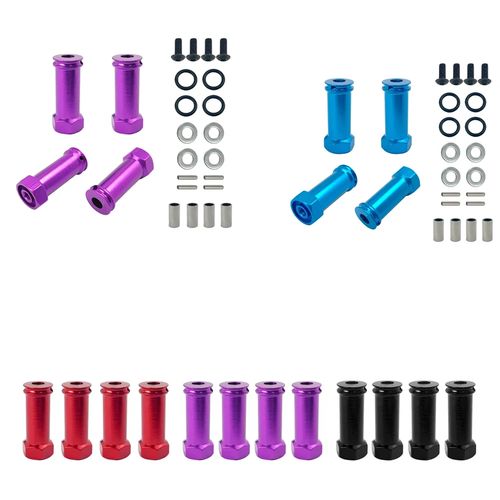

12mm Wheel Hex Hub Drive Adapter - 30mm Long Extension Coupler for WLtoys 144001/124019/A959 RC Car Upgrade Parts