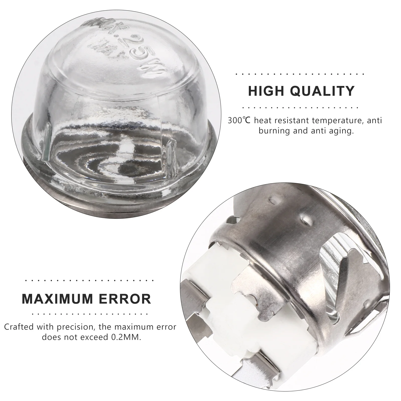G9 Screw Light Socket Microwave Lamp Socket 500℃ High Temperature Lamp Holder
