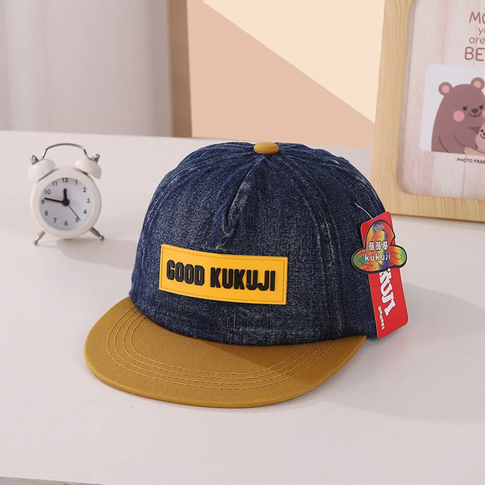 Children's Hat Boys Girls Autumn Denim Cotton Sunscreen Cap Hip-hop Baseball Caps For Kids 3-8 Years image 5