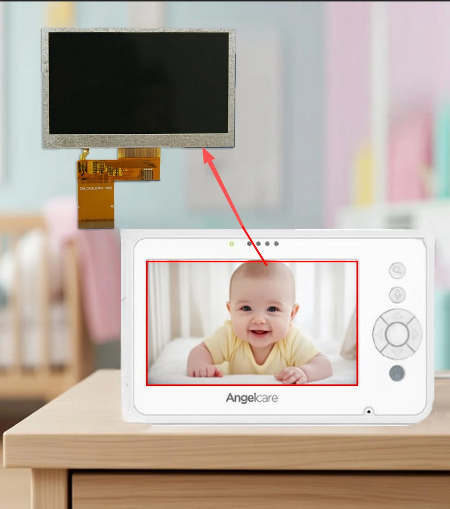 

Новый 4,3-дюймовый ЖК-дисплей для детского монитора Angelcare AC25