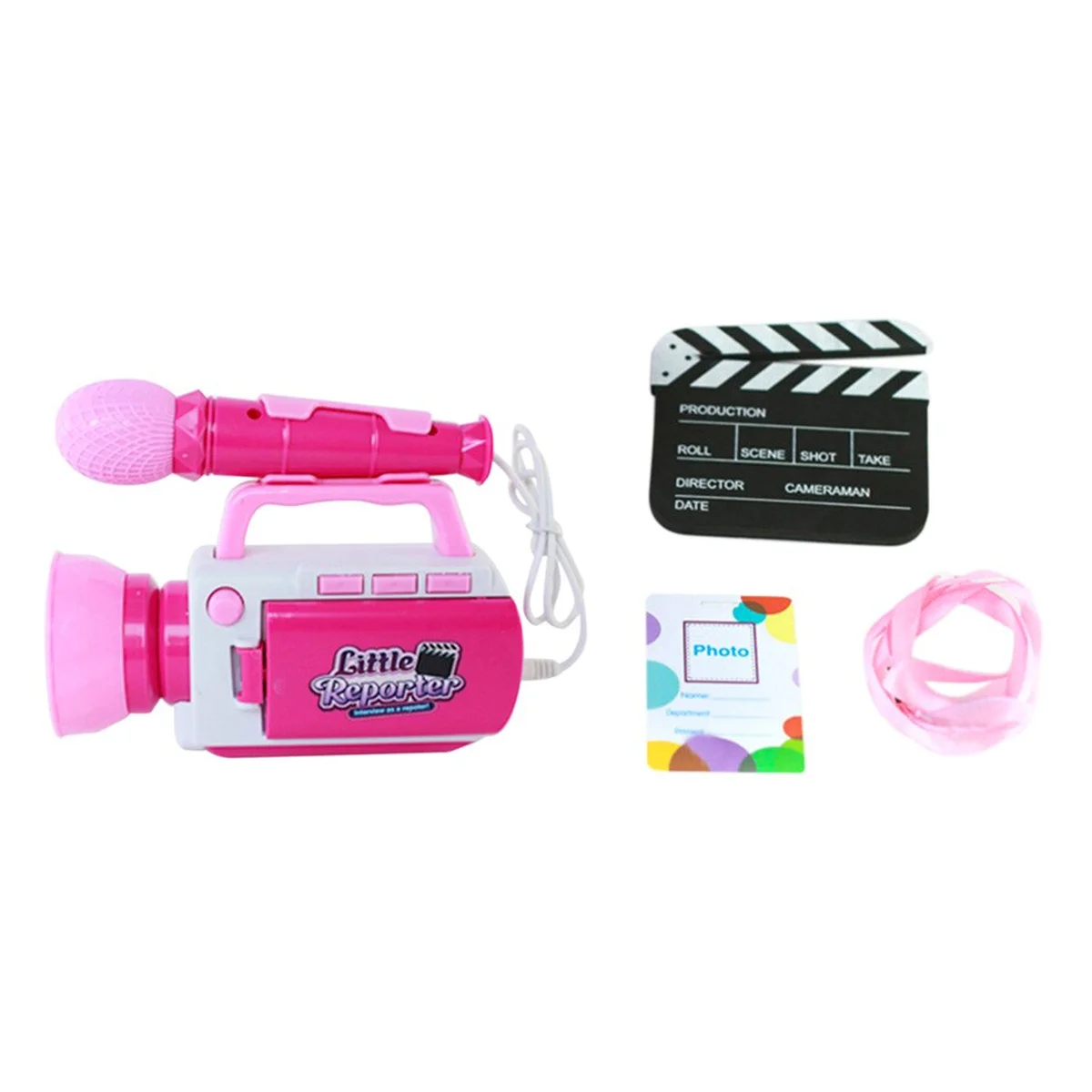 Battery camera and microphone set