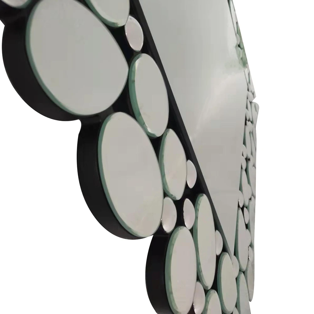 Модное украшение дома для гостиной, полная стеклянная рамка из бисера, длинное настенное зеркало Daquan