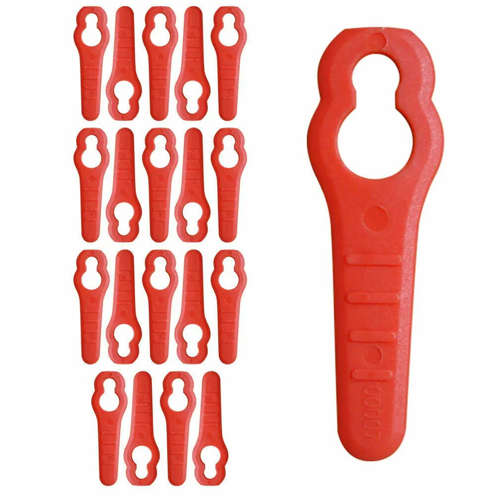 20Pcs Plastic Lawn Mower Blades Replacement Cutting Blades For Sovereign MEH29 MEH929 900W Grass Trimmer Lawnmower Garden Tools