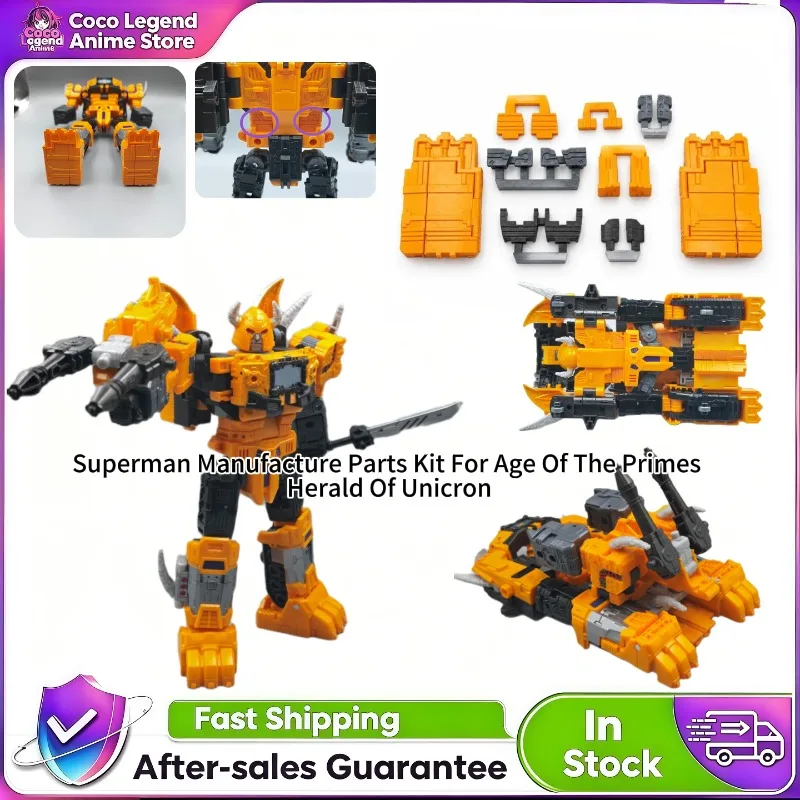 In Stock Superman Manufacture 3D Print Upgrade Filler Parts Kit for Transformers Legacy of The Prime Unicron Herald Collection