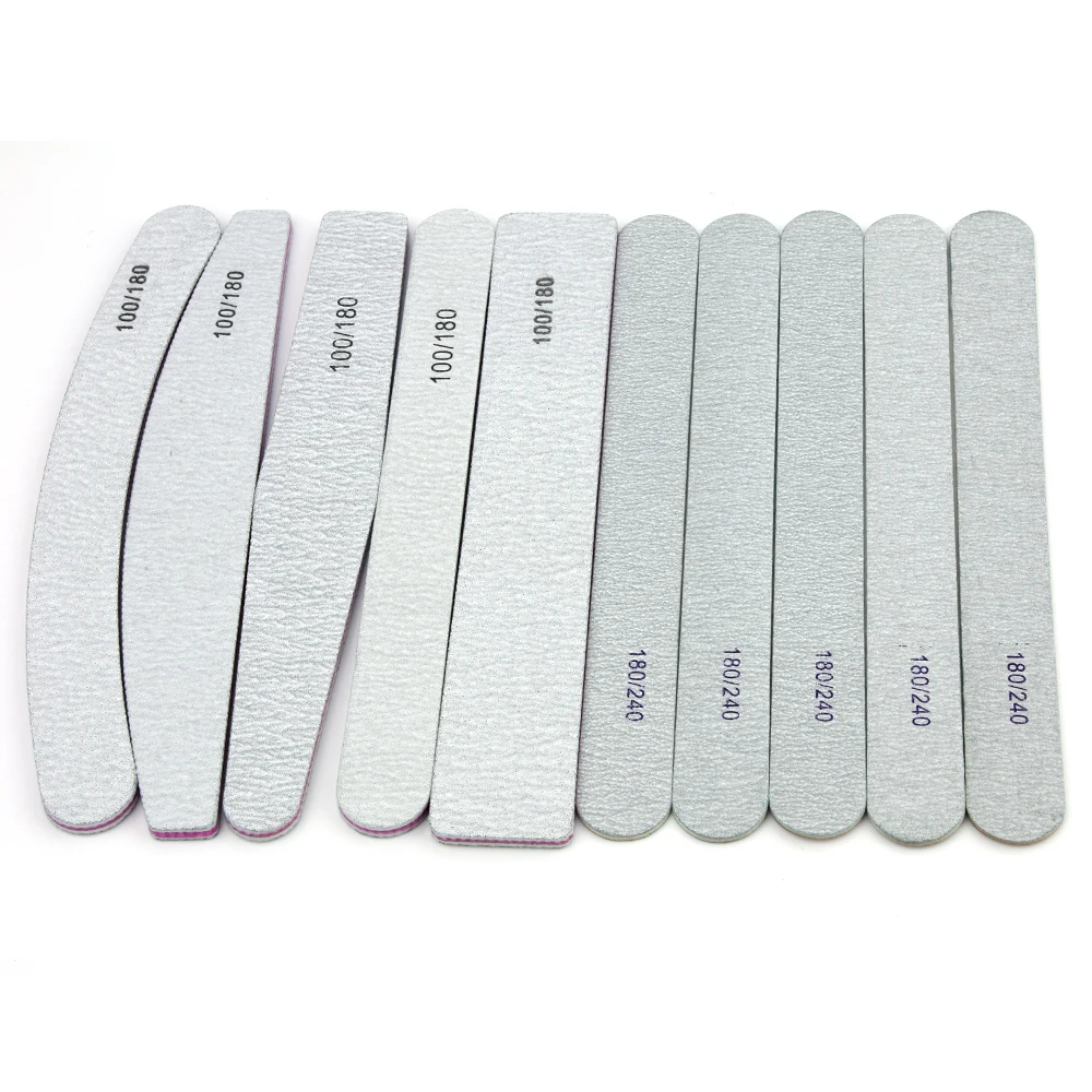 1000pcs Custom nail products/nail files for pedicure/natural nails/extensions/pet/acrilic/key chain nail file shine Salon Gifts